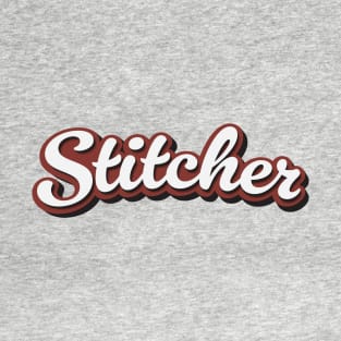 Stitcher Red Black T-Shirt